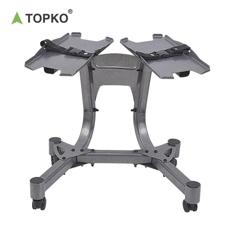 TOPKO Adjustable Dumbells Set Stand Sports Weight Lifting Fitness Accessories Stand Training Gym Adjustable Dumbbell Rack