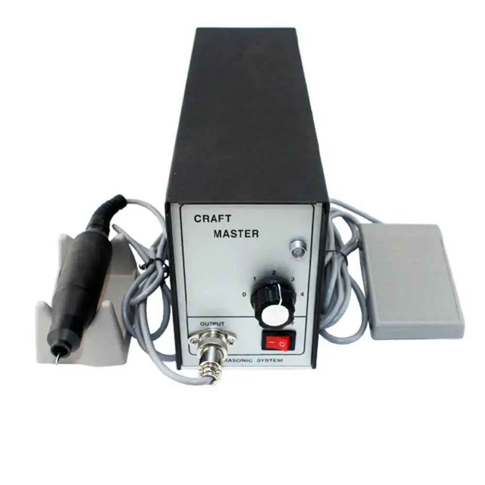 Boasta 220V Ultrasonic Engraving and Grinding Machine Precision Jewelry Stone Carving Tool with Foot Pedal & Speed Control
