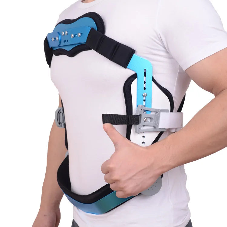 Melenlt Adjustable Back Support Orthosis Brace for Spine Fracture Thoracic Fixation & Lumbar Stabilization