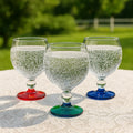 Personalized Eco-Friendly Transparent Borosilicate Glass Hand Blown Oval 6~7 oz Cocktail Glass Drinkware Reusable American Style MegaBDM