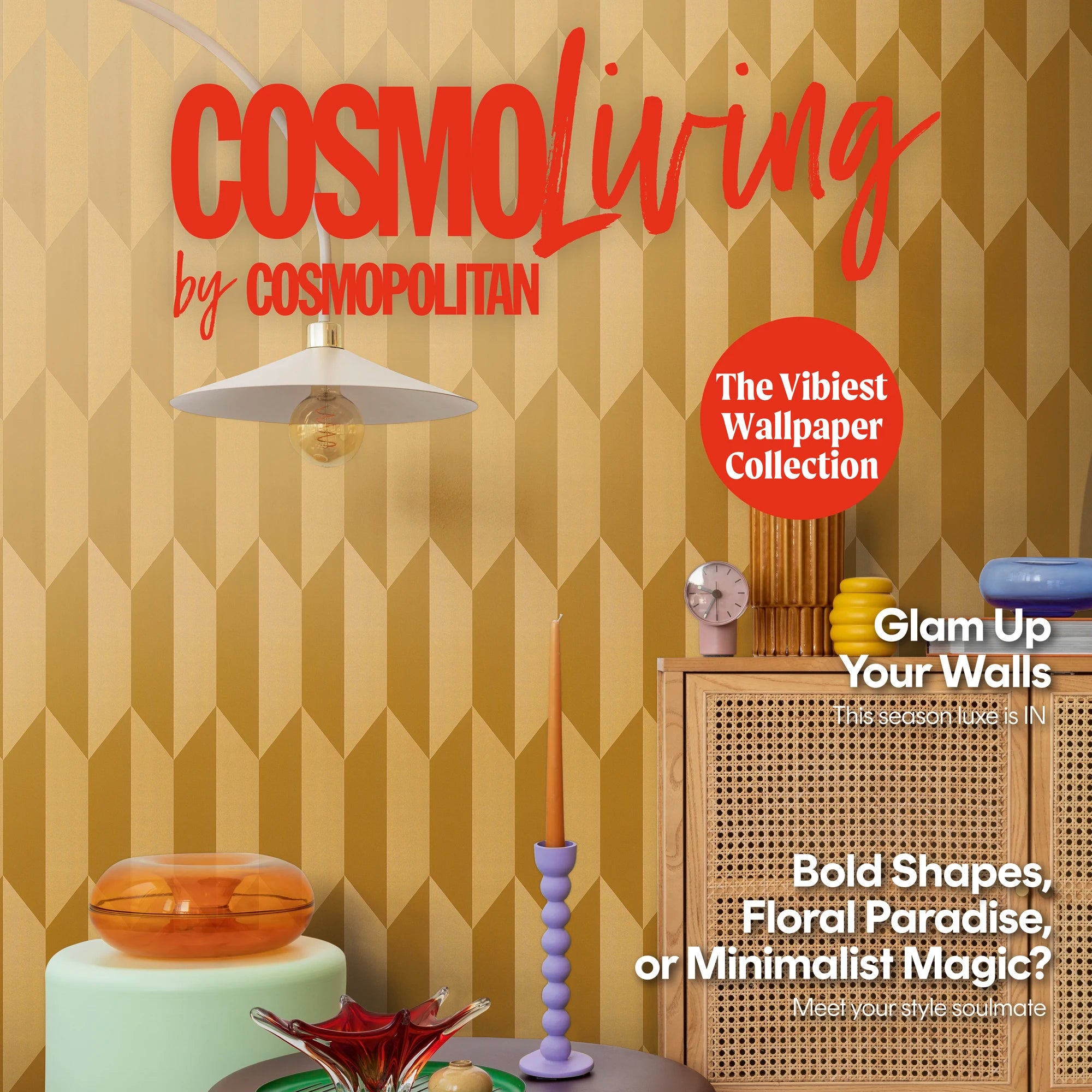 Made Germany COSMOLiving COSMOPOLITAN Graphic Gold Pattern Non Woven Vinyl Wallpaper Rolls for Living Room Kitchen-Scratch