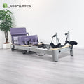 Factory Direct Sale Aluminum Alloy purple Space-saving Cost-effective Customized Folding Pilate Reform for Yoga Exercise