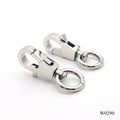 30mm Flat Metal Trigger Open Hook with Swivel O Ring Stainless Steel Bag Hardware