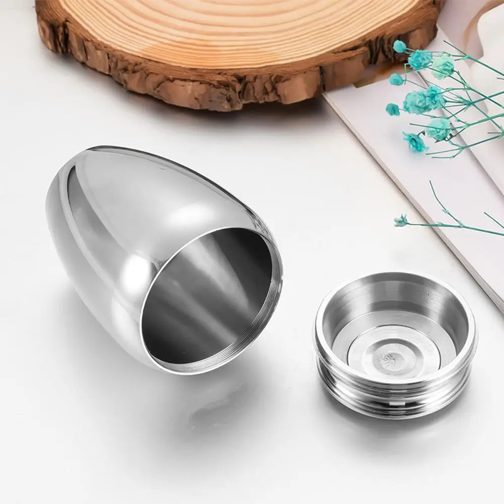 Premium Dog Urn Stainless Steel with Paw Design and Personalized Name Gift Packaging for Memorial Celebration of Life