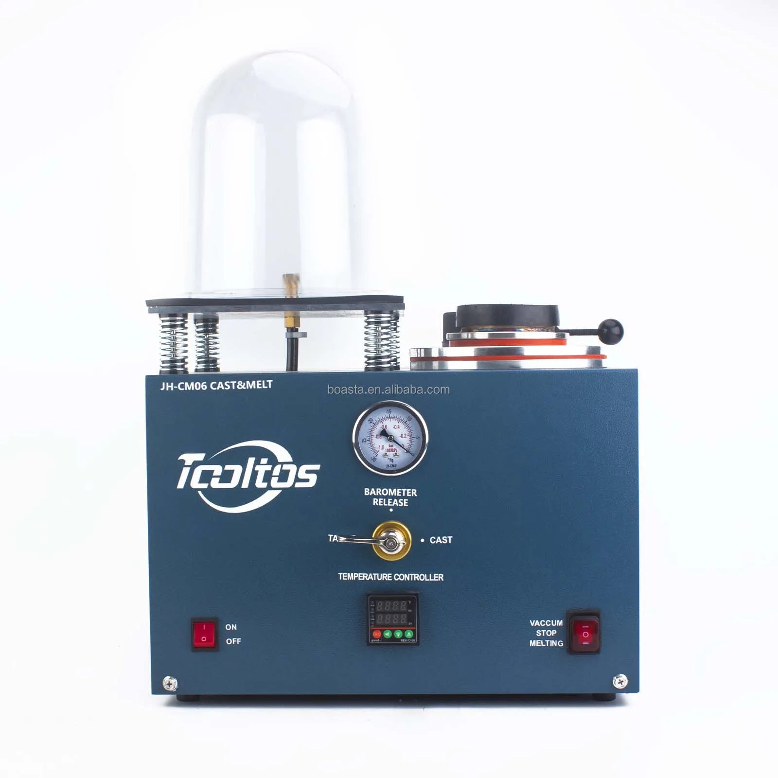 Boasta 2L Melting 1250â„ƒ Vacuum Casting Jewelry Making Machine 3 in 1 Equipment Metal Gold Silver Investment Lost Wax Casting