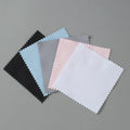 Customized Logo 8*8CM Soft Microfiber Wiping Cloth for Gold Jewelry Tool Silver Cleaning Polishing Cloth