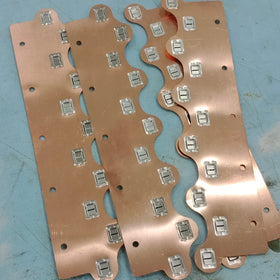 WELLGO Customized Battery Copper Nickel Sheet Composition Bus Bar Lithium Battery Spot Welding Pure Nickel Plated Copper Busbar
