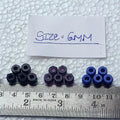 Custom Made Conifer 6mm Faceted Fish-Shaped Crystal Lampwork Glass Beads Cobalt Blue Purple Black Assorted Colors Jewelry Making