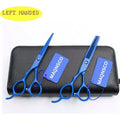 Left Handed Hairdressing Cutting hair cutting Scissors and Thinning Barber hair cutting Scissors Set