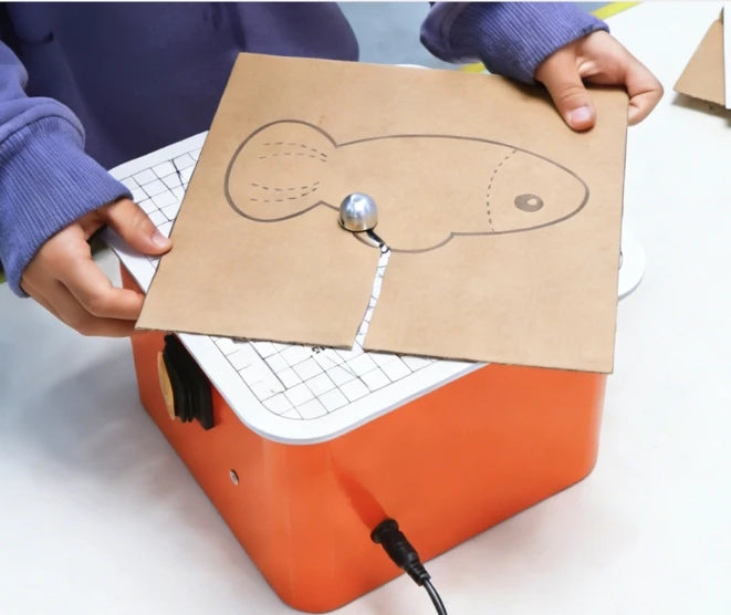 Cardboard Cutter for Kids Safe DIY Cardboard Construction Tool Kit Educational Craft Toy for Creativity Projects 3D Models