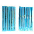 21cm Diamond Needle File Set 6pcs Flat Half Round Triangle Round Square Pointed Rasps for Jewelry Metal Wood