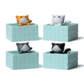 3D Miniature Bathing Cat Doll Home Table Decoration Terrarium Micro Landscape Ornament