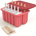 10 Hole Silicone Popsicle Mold for Homemade Ice Cream and Frozen Treats