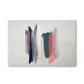 Made In Germany - Home Decor Canvas Picture Abstract Art - Wall Painting Mural In Colourful And Cream - Stretcher Frame Art