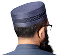 Mubaraka Men's Kufi Cap Export Quality Prayer Hat Stylish and Traditional Turkish Design Available at Wholesale Rates