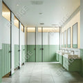 EBUNGE Commercial Public Modern Eco-Friendly Waterproof Moisture-Proof Easy Installation Restroom Partition Toilet Cubicles HPL