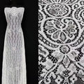 Jewel Stone Design Luxury Rhinestone Embroidered on Best Quality of Nylon Spandex Power Mesh 4-way Stretch