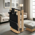 Foldable Oak Reformer Pilates Reformer Portable Adjustable Yoga Training Equipment for Body Exercise