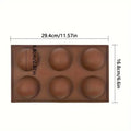 Hemispherical Chocolate Cake Silicone Mold Handmade Desserts Bakery Commercial Kitchen Baking Tools Easy To Clean Bread Molds