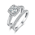 Mens Jewelry Moissanite Diamond RING for Couple Wedding 925 Sterling Silver Engagement Band with Round Stone GRA Certificate