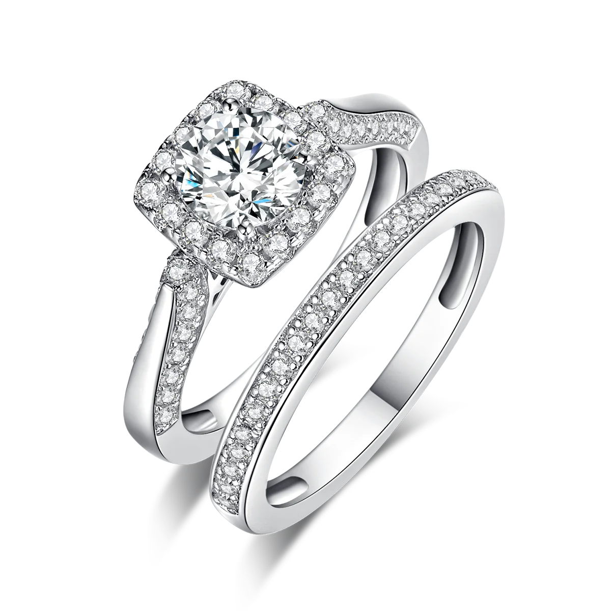 Mens Jewelry Moissanite Diamond RING for Couple Wedding 925 Sterling Silver Engagement Band with Round Stone GRA Certificate