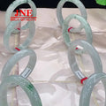 Factory Wholesale  Jade Ice Color Bright Jade Delicate Positive Circle Jade Bracelet Jewelry Ornament