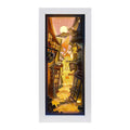 Customized Diagonalley Anime Paper Carving Lamp 3D Led Night Light Shadow Box Framed Laser Cut Paper Art Anime Bookends