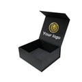 Premium Square Large Black Foldable Magnetic Gift Set Boxes Wholesale Gift Boxes With Magnetic Lid