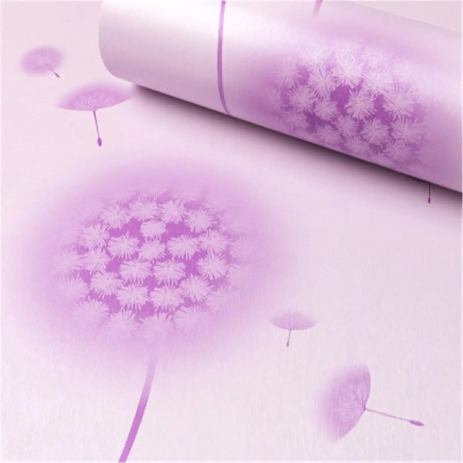 UDK Factory Price PVC Purple Floral Peel & Stick Wallpaper Decorative Wall Sticker for Home Wall &Furniture Decoration