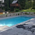 Large Format Black Polished Slate Stone Slab Modern Eco-Friendly Durable Outdoor Floor Panel Hotel Lobby Pool Surround Terrace