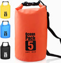 Wholesale 2L 5L 10L 30L Special PVC Waterproof Bucket Bag Diving Rafting Double Shoulder Waterproof Dry Food Bag