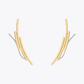 Original Design 18K Gold Plated Stainless Steel Jewelry New in Piercing Geometric Ear Clip for Women Gift Earrings E221471