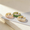 QIKU Fashion Round 3 Colors Diamond Adjustable Opening Ring Finger Jewelry Wedding Engagement Accessories Wholesale Dropshipping