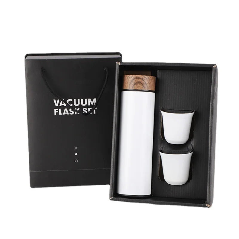 Custom Luxury 3 Sets Vacuum Thermos Flask Gift Set for Tea and Coffee