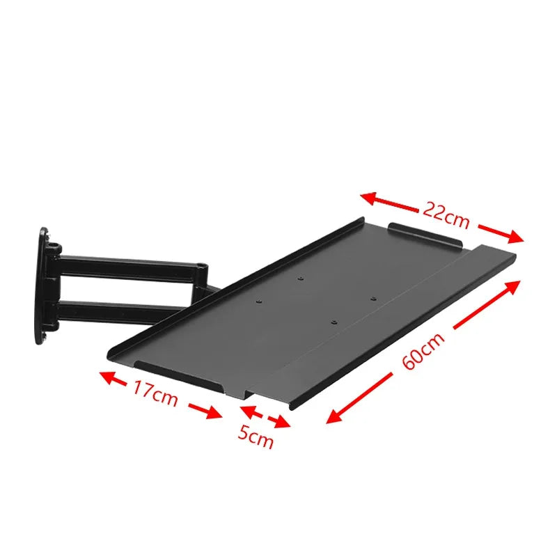 Aluminum Profile Sliding Keyboard Tray for Sim Racing Cockpit Adjustable Mount Gaming Simulator Rig Workstation Extension