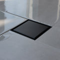 NEODRAIN 6x6 Black Tile Insert Floor Drain Hidden Design Stainless Steel Ships Free in US