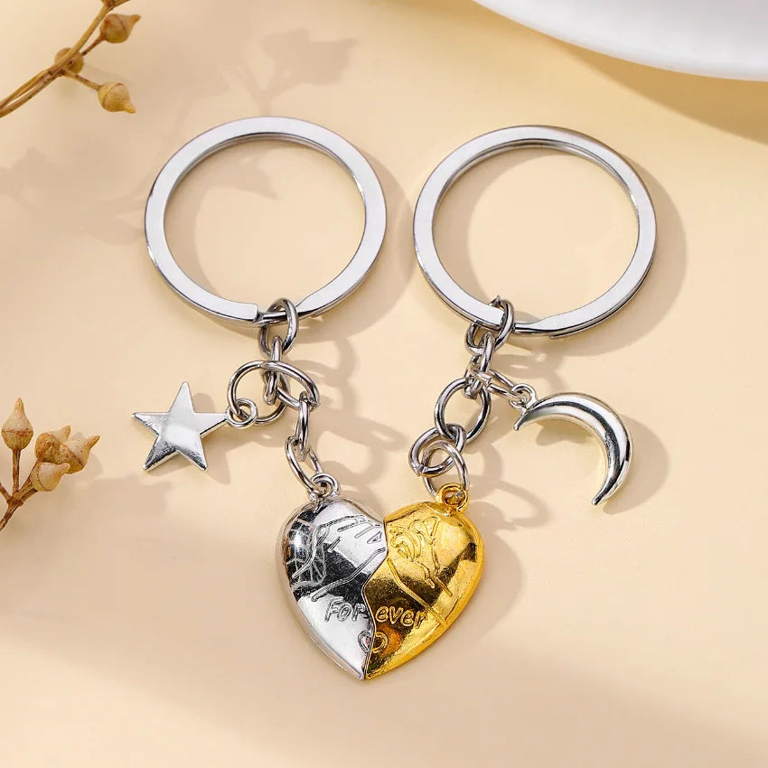 Hot Sale for a Couple Valentine's Day Small Gift Woven Cartoon Alloy Rechargeable Butterfly Keychain