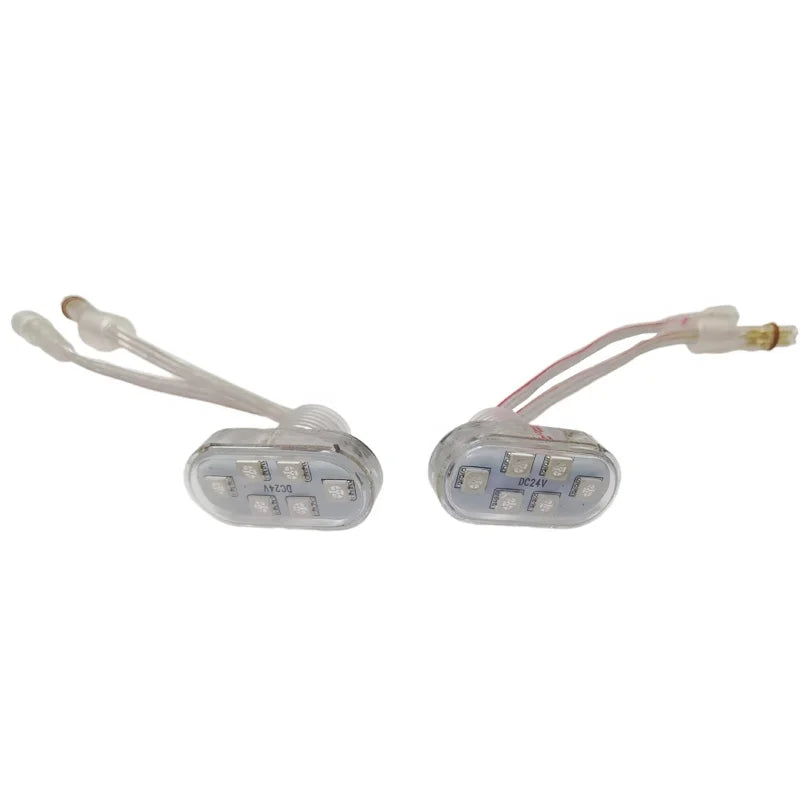 IP65 24v Funfair Rgb Led Pixel 6leds Amusement Light for Indoor Playground