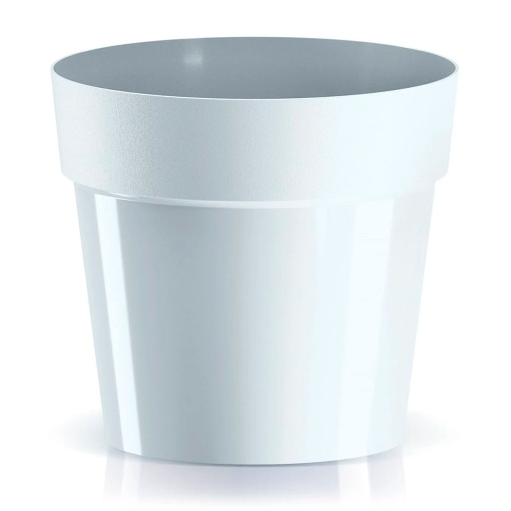 CUBE BASIC flower pot dimensions (mm) 235x235x216 color White