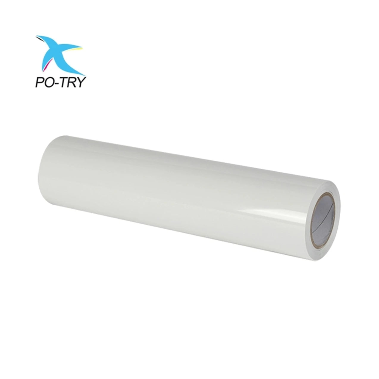 PO-TRY Custom Pu Textile Vinyl Rolls Good Quality Glitter Heat Transfer Vinyl Designs Washable T Shirt Vinyl Sticker PET