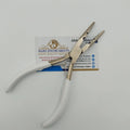 Professional Salon Hair Extension Pliers Gold Color Coated With White Grip for Precise Application and Removal Personal Use Tool