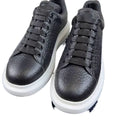 Men Genuine Leather Toe Box Low Cut Urban Sneakers Comfortable Daily Wear Lightweight Flexible Sole Lace-Up Walking Shoes