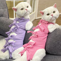 Dynamics Cat Sterilization Surgery Suit Vest Weaning Clothes Anti-mite Summer Breathable Physiological Clothes Pet Supplies