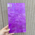 Natural Freshwater Shell Sheet purple Sea Shell Paper for Art Crafts Furniture Home Counter Top Inlay