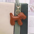 Leather Animal Key Chains Handbag Charms Backpack Pendant Accessories Bag Keychain With Gold Thumb Trigger Lobster Hook