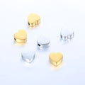 Shiny Durable Heart-shaped Pendant With Tiny Holes Perfect Charm Pendants for DIY Fashion Accessories