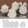 DIY Plaster Chicken Easter Egg Silicone Mold for Bird with Glasses Hollow Easter Egg Lamp Mold Home Decoration