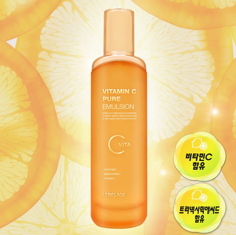 LEBELAGE Korean Skincare K-Beauty Herbal Vitamin C Tranexamic Acid Night Brightening Nourishing Moisturizing Whitening Lotion MegaBDM