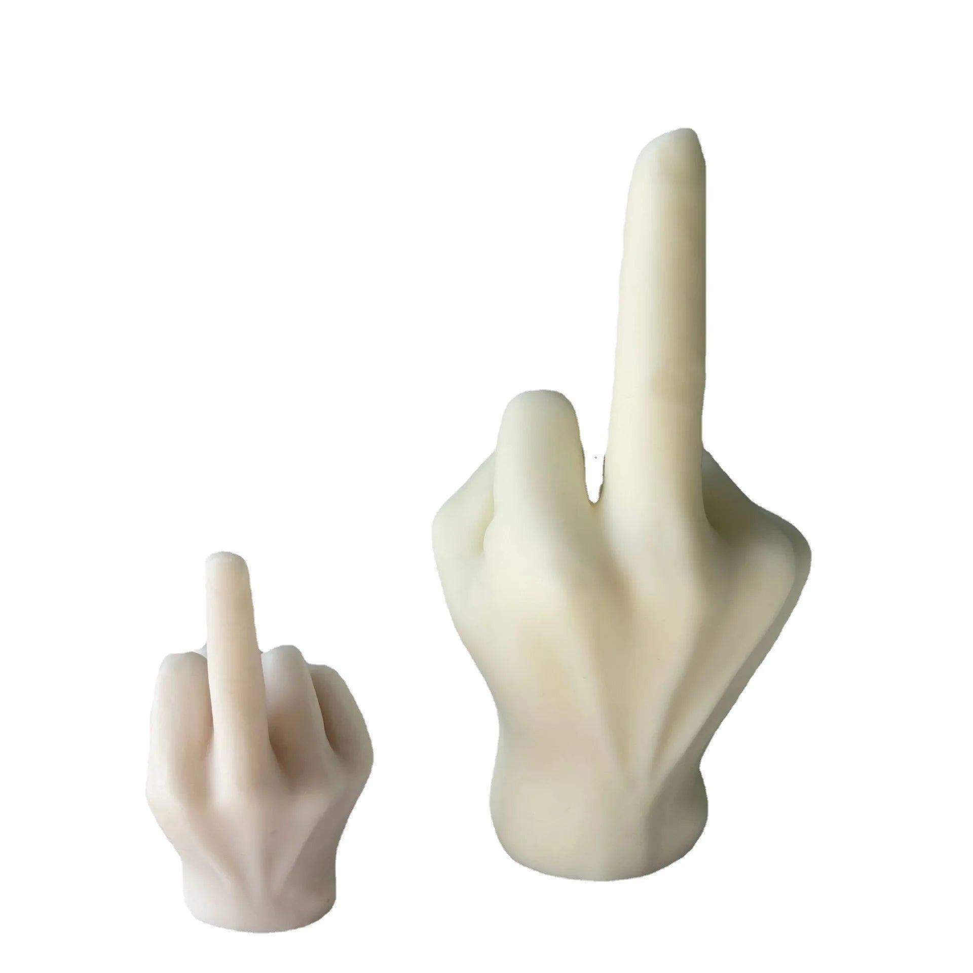 3D Big Size Creative Middle Finger Gesture Mold Aromatherapy Plaster Resin Silicone Mold DIY Craft Home Decor