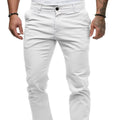 oem customized logo design new spring and autumn cross-border men's solid color casual pants